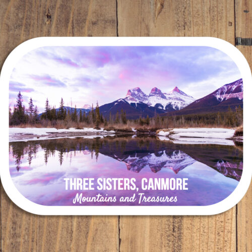 Three Sisters, Canmore Sticker